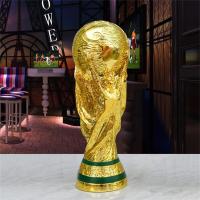 Trofeos de fútbol de resina dorada, decoraciones de resina, regalos para fanáticos, manualidades de decoración para el hogar y la oficina - details 11