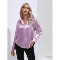 Camisa de satén para mujer, blusa de manga larga, nuevo estilo primavera/verano, ropa de mujer - details 87