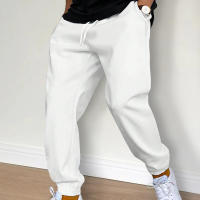 Men's Casual Pants Autumn Winter Fleece Sweatpants Men Running Jogger Sports Gym Trousers Fashion Solid Color Workout Long Pants - details 9