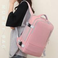 Mochila de viaje de gran capacidad para mujer, bolso de día informal, impermeable, antirrobo, con correa de equipaje y puerto de - details 26