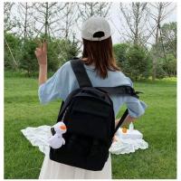 2025 Verano Nuevo Bolso Mochila De Color Sólido Mochila De Moda Para Estudiantes Universitarios - details 26