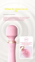 Vibrador AV de segunda generación Conversación de frecuencia de carga Femenina Masturbador de calentamiento de doble cabeza Productos para adultos - details 5