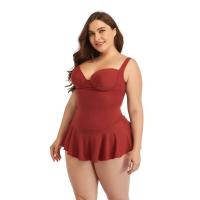 Nuevo conjunto de bikini elegante de talla grande, traje sexy para mujer, tres trajes de baño regordetes, natación de una pieza 2025 - details 2
