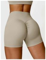 Pantalones Cortos de Cintura Alta de Yoga Ouwu Anti-Esqüí, Ideal para Ciclismo, Correr, Entrenamiento Intenso, Gimnasio Ropa Deportiva para Mujeres - details 19