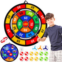 Diana infantil de doble cara con bolas adhesivas y dardos, juego de interior/exterior para fiestas y deportes - details 0