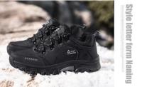 Zapatillas de deporte para hombre, montañismo, cuero impermeable, senderismo, invierno cálido para hombre, botas de nieve, zapatos de trekking al aire libre - details 19