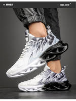 Zapatos deportivos ligeros y de moda para hombre, calzado deportivo informal de malla versátil para exteriores, adhesivo frío, de corte bajo, talla grande - details 8