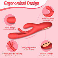 Vibrador de Flecos Potente 2 en 1 Estimulador de Placer Vaginal y Clitorial - details 4