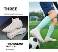 Botas de fútbol profesionales para hombres, zapatos de fútbol TF/FG para niños, tacos de tobillo alto, zapatillas de fútbol de hierba, zapatos de entrenamiento de Futsal - details 11
