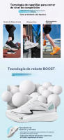Zapatillas de deporte de fibra de carbono para hombre, ligeras, suaves, resistentes al desgaste, para correr - details 2