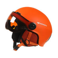 Casco de esquí para hombre y mujer, protector térmico integrado para deportes al aire libre, snowboard, parabrisas de nieve, novedad de invierno - details 14