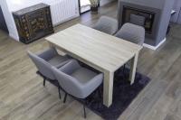 Sillas de comedor de tela (juego de 2) con patas de metal para cocina y sala de estar - details 7