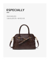 Bolso retro de lujo, de gran capacidad, versátil, de hombro, a la moda, sencillo, informal, bolso de mensajero. - details 1
