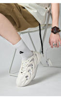 Sandalias de tendencia para hombre con agujeros de coco de verano de gran tamaño, zapatos de playa de suela gruesa antideslizantes, zapatos upstream - details 10