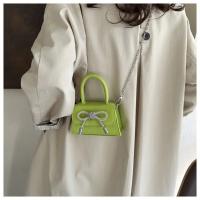 Mini bolsa de hombro con cordones para mujeres, correa de hombro para mujeres, solapa de cuero PU, cadena, moda - details 10