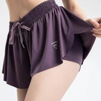 Falda deportiva para mujer, minifalda informal lisa de retales, bádminton, tenis, vendaje de moda de verano, Yoga y baile - details 3