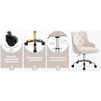 Silla de Oficina de Terciopelo