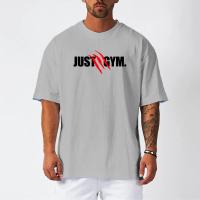 Oversized Loose Casual Sport Men T-shirt Summer Breathable Quick Dry Gym Fitness Bodybuilding Workout Fashion Short Sleeves Tees - details 8