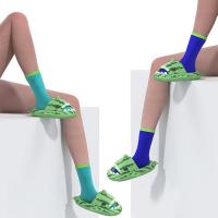 Zapatillas de sandía para hombre y mujer, chanclas planas informales con dibujos animados de tiburón Eva, Chanclas de playa, novedad de verano - details 1