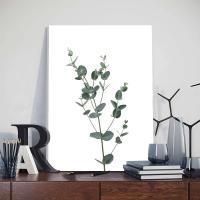 Cuadros de Pared Nórdicos de Agua Colorida en Lienzo con Marcos y Hojas de Planta Sage Verde 3pcs Decoración Moderna para Habitación Arte de Pared con Imágenes de DHROOM Material de Lienzo Sin Marco - details 11