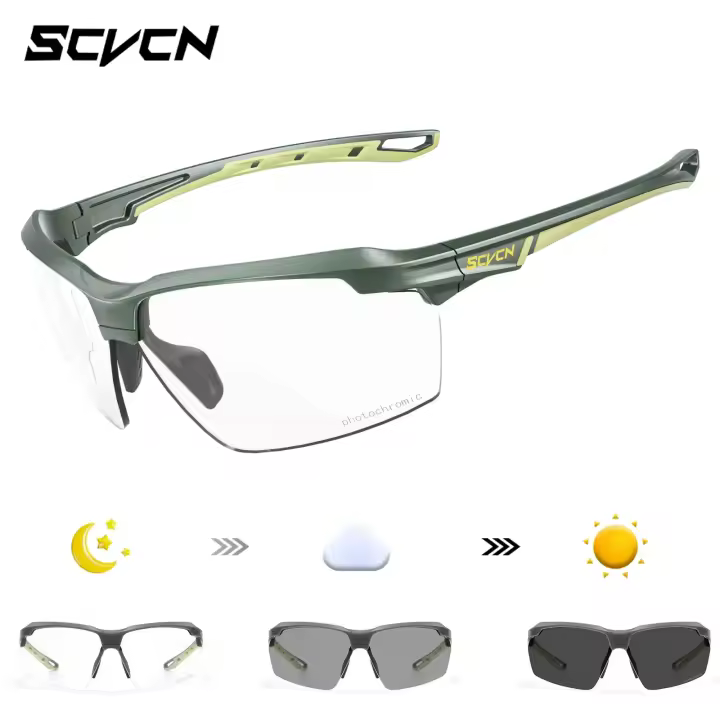 Gafas de Sol Photochromáticas SCVCN Ideales para Ciclismo, Golf, Senderismo Protección UV400 - 1