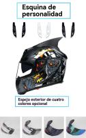 Casco integral moto mujer carretera trail aire libre hombre Equipo Protector - details 5