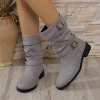 Autmn-Botas martin planas para mujer, zapatos informales de moda, Invierno - details 6