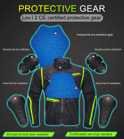 LYSCHY-Chaqueta protectora de verano para motocicleta para hombre, chaqueta de motociclista de malla transpirable para mujer, Moto, Motocross, ropa de montar reflectante - details 5