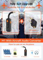 Adaptador de Audio con Bluetooth 5,4, transmisor y receptor de Audio inalámbrico AUX de 3,5mm, música HIFI con micrófono HD para auriculares de coche y TV - details 0