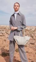 Bolso de mano de color sólido para mujeres, material de cuero de vaca, bolso de axila, moda - details 10
