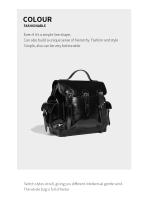 Elegante y sencilla, mochila multibolsillos de gran capacidad, pequeña mochila versátil de alta gama para viajeros. - details 7