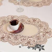 ENCE Mantel rectangular, ovalado, cuadrado, blanco de alta calidad, decoración floral para restaurante, 1 pieza - details 3