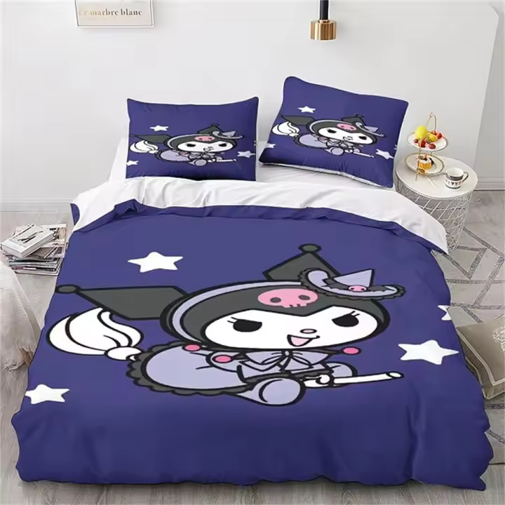 Conjunto de Ropa de Cama de 3D Impresión Juego de Cubierta de Edredón y Fundas de Almohada - 1