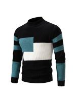Suéter cálido de punto para hombre, Sudadera con capucha de moda para Otoño e Invierno - details 3
