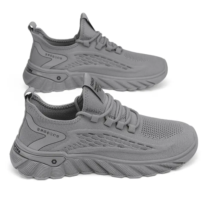 Zapatos De Deporte Para Hombre Con Superficie De Malla Transpirable Moda Versátil Para Correr Y Usar En Exteriores Talla Verdadera - 1