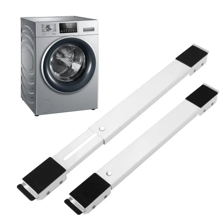 Ruedas de Lavadora de Acero Inoxidable Pieza Única, Ajustable, Duradera - 1