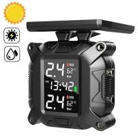 Monitor de energía Solar TPMS para motocicleta, sistema de alarma con Sensor de temperatura y control de presión de neumáticos en tiempo Real - details 0
