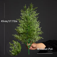 Árbol de Navidad Artificial pequeño, pino falso verde, plantas de escritorio, regalos de vacaciones para Navidad, fiesta en casa, decoración DIY, 45cm - details 1