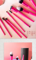 Paquete de 10 brochas de maquillaje de fibra biónica para el cabello, juego completo de brochas de labios para base de maquillaje, rubor en polvo suelto, herramientas de belleza - details 7