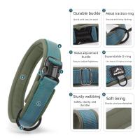 Collar de perro reflectante con correas elásticas, Collar ajustable sin tirones para mascotas para perros medianos y grandes, hebilla de liberación rápida resistente - details 16