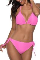 Traje de baño de vacaciones casual de bikini de tres puntos dividido para mujer profesional - details 16