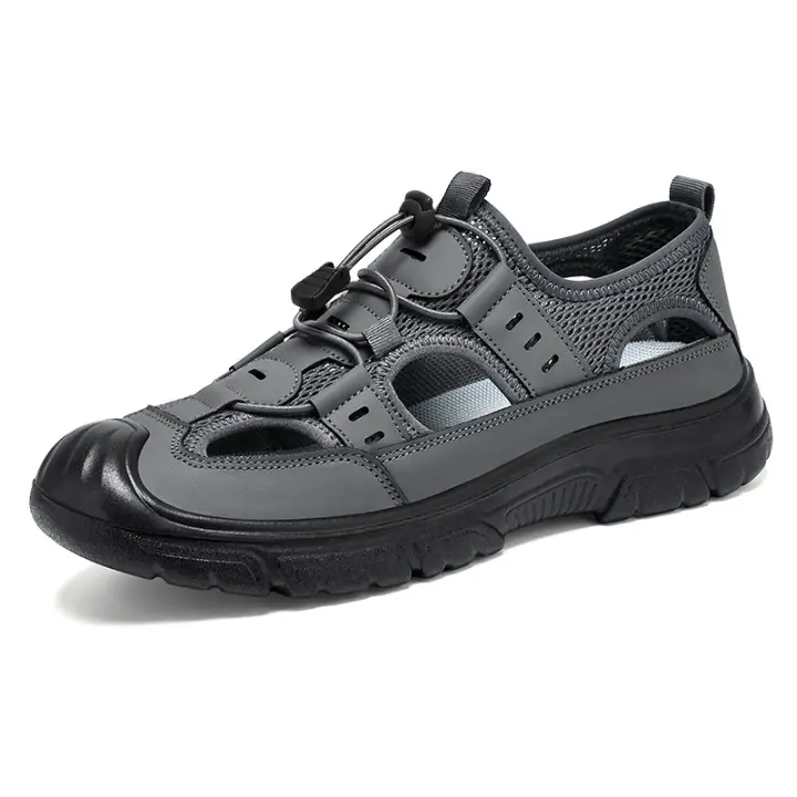Creek zapatos de verano transpirables, zapatos casuales de malla con agujeros, zapatos para exteriores, senderismo, zapatos de un pedal, zapatos para vadear, sandalias para hombres - 1