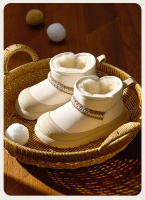 Botas de nieve nuevas para niño, engrosadas, grandes, zapatos de algodón, botas de niña - details 17