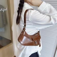 Bolso de axila de nuevo diseño Simple Harajuku Y2K Y2k, bolsos de hombro informales góticos picantes para niñas, bolso femenino - details 6