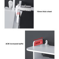 Estante de almacenamiento flotante, organizador de Monitor, soporte de módem de pared, ahorro de espacio, artículos diversos - details 5