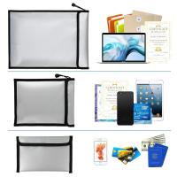 Bolsa de documentos impermeable a prueba de fuego, bolsa de almacenamiento de efectivo de seguridad con cierre de cremallera portátil, bloqueador de señal, maletín de archivos portátil S/M/L - details 10