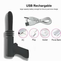 Vibrador telescópico automático hine para mujeres y hombres, punto G, Anal, coño, masturbación, pistola sexual, consolador, masajeador, juguetes para adultos - details 14