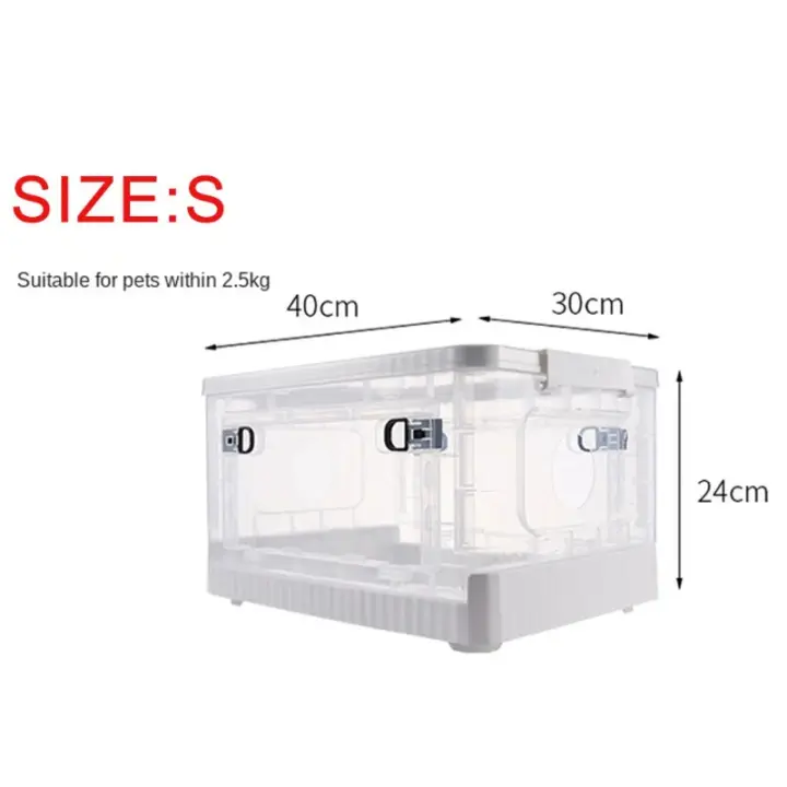 Pet Drying Box Cat Noise Super Quiet&Wheels Transparent Home Dog Cat Bathing Hairs Blow Dryer Box Connecting Pet Water Blower - 1