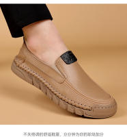 Nuevos zapatos casuales de cabeza redonda para hombres de cuero para hombres, mocasines, zapatos para hombres - details 14