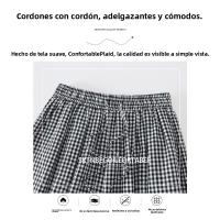 Pantalones Casuales de Encaje Estilo Completo de Pierna Ancha Culottes de Verano para Mujeres - details 9